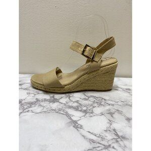 Life Stride Women's tango 2 Nude Espadrille Wedge Sz 9M